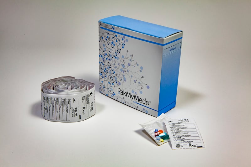 Patient adherence strip packaging from PakMyMeds